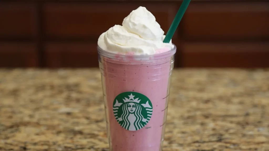 Strawberries and Creme Frappuccino